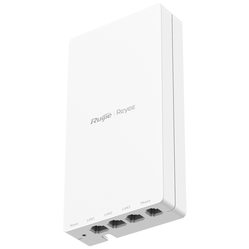 RG-APF1250 - Reyee e-Lighten PON - AP Wi-Fi Omnidirezionale a Parete 5 - Supporta 802.11 b/g/n/ac Wave 1 e 2 2.4GHz e 5GHz - Vel