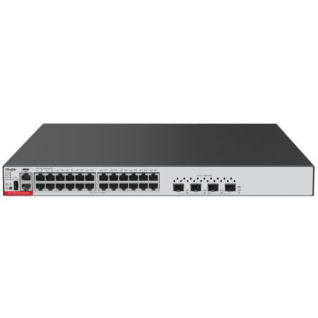RG-CS83-24GT4XS - Ruijie Switch Cloud Managed L3 - 24 porte RJ45 + 4 porte SFP+ - 24 Porte 100/1000M + 4 Porte 1/10G - VLAN/Port