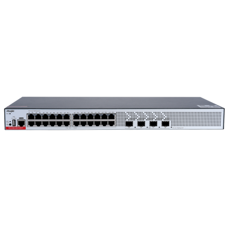RG-CS83-24GT4XS-P - Ruijie Switch Cloud Managed L3 - 24 porte PoE RJ45 + 4 porte SFP+ - 24 Porte 100/1000M + 4 Porte 1/10G - VLA