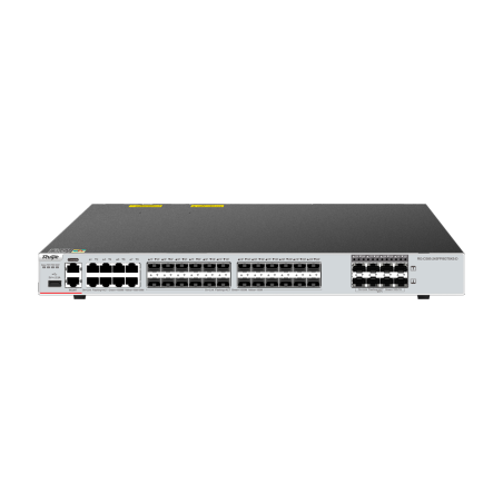 RG-CS85-24SFP/8GT8XS-D - Ruijie Switch Cloud Managed L3 - 24 porte SFP + 8 RJ45 Combo + 8 porte SFP+ - 24 Porte Gigabit + 8 Giga
