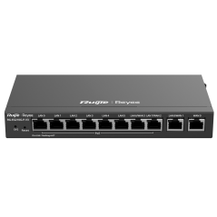 RG-EG210G-P-V3 - Reyee Router PoE Controller Cloud - 8 Porte PoE+ RJ45 GE + 2 Porte RJ45 GE - 10 Porte RJ45 10/100 /1000 Mbps - 