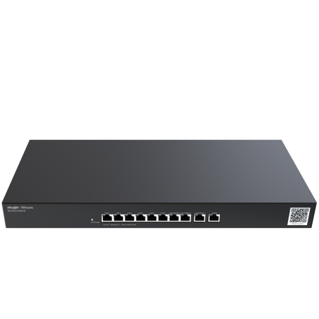 RG-EG310GH-E - Reyee Router Controller Cloud - 9 Porte LAN + 1 Porta WAN - 10 Porte RJ45 10/100 /1000 Mbps - Supporta fino a 4 W