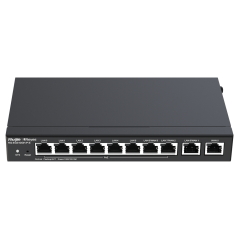 RG-EG310GH-P-E - Reyee Router PoE Controller Cloud - 9 Porte GE LAN + 1 Porta GE WAN - 8 Porte PoE+ 802.3af/at / Fino a 110W in 