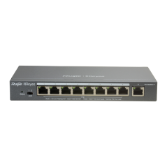 RG-ES209GC-P - Reyee Switch PoE Cloud Managed - 8 porte PoE 802.3af/at + 1 Uplink RJ45 - 8 RJ45 10/100/1000Mbps + 1 RJ45 10/100/
