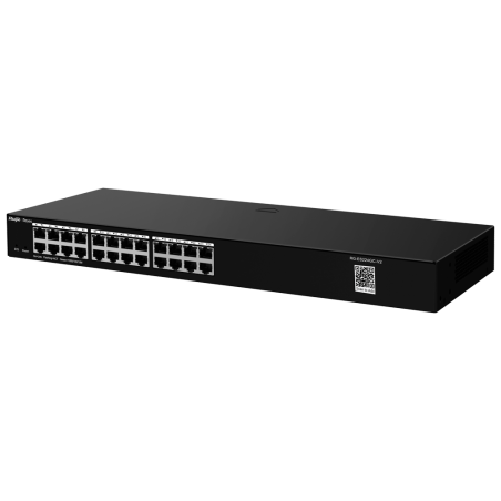 RG-ES224GC-V2 - Reyee Switch Cloud - 24 porte RJ45 Gigabit - Velocità della porta 10/100/1000 Mbps - Plug &amp Play - VLAN/Port 