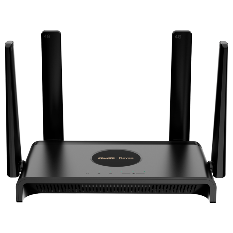 RG-EW300T - Router Reyee 4G SOHO - 4 porte Ethernet RJ45 Fast Ethernet - 4G (LTE) Cat 4 fino a 150Mbps - Slot per scheda Nano-SI RG-EW300T - Router Reyee 4G SOHO - 4 porte Ethernet RJ45 Fast Ethernet - 4G (LTE) Cat 4 fino a 150Mbps - Slot per scheda Nano-SI