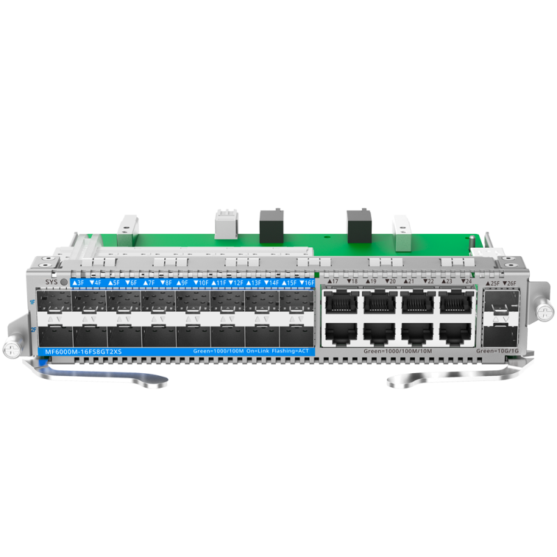 RG-MF6000M-16FS8GT2XS - Reyee E-Lighten Line Card - Scheda di interfaccia per Switch modulare - Compatibile con RG-NBF6002M - 16 RG-MF6000M-16FS8GT2XS - Reyee E-Lighten Line Card - Scheda di interfaccia per Switch modulare - Compatibile con RG-NBF6002M - 16