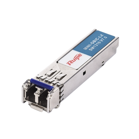 RG-MINI-GBIC-LX-SM1310 - Modulo transceiver SFP Ruijie - Lunghezza d'onda 1310 nm - Fibra Monomodale - Tipo di connettore LC dup