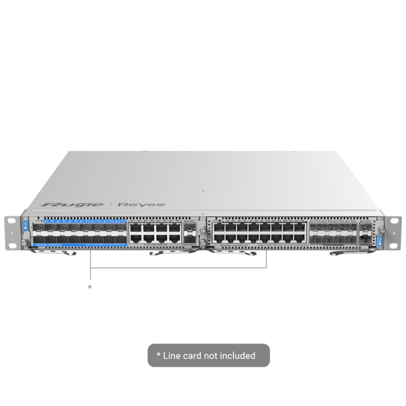 RG-NBF6002M - Reyee E-Lighten Switch Layer 3 Modulare - 2 Slot di Espansione (dimensione totale di 1U) - Fino a 16 Porte E-Light