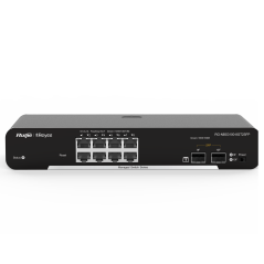 RG-NBS3100-8GT2SFP - Reyee Switch Cloud Layer 2 - 8 porte Gigabit+ 2 SFP Gigabit - Velocità 10/100/1000 Mbps - Static LAG/DHCP S
