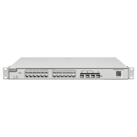 RG-NBS3200-24GT4XS-P - Reyee Switch PoE Cloud Layer 2+ - 24 porte PoE Gigabit+ 4 10Gbps SFP+ - 30 W per porta 802.3af/at / Massi