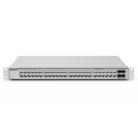 RG-NBS3200-48GT4XS - Reyee Switch Cloud Layer 2+ - 48 porte RJ45 Gigabit - 4 porte SFP+ 10 Gbps - Static LAG/DHCP Snooping/IGMP