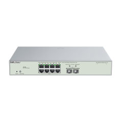 RG-NBS5300-8MG2XS-UP - Reyee Switch Cloud Gestibile L3 - 8 porte Hi-PoE RJ45 + 2 porte SFP+ - 8 Porte Multi-Gigabit + 2 Porte 10