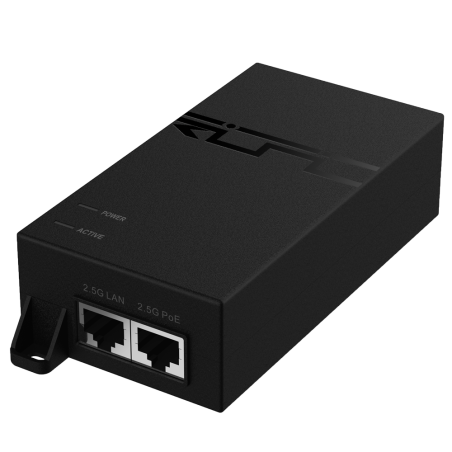 RG-POE-50-60W-MG - Ruijie - Iniettore Hi-PoE IEEE802.3bt - Porte RJ45 MultiGigabit 10/100/1000/2500 Mbps - Potenza 60 W - Distan