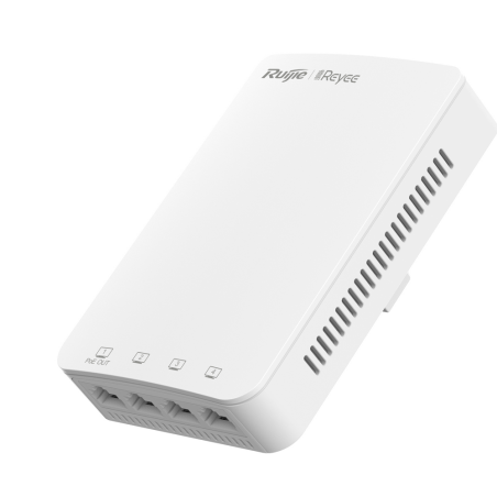 RG-RAP1200(P) - Reyee - AP Wi-Fi Omnidirezionale a Parete 5 - Frequenza 2.4 e 5 GHz - Velocità di trasmissione fino a 1267 Mbps 