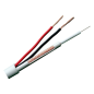 RG59UP-100 - Cavo Combinato - Micro RG59 + alimentazione - Bobina da 100 metri - Cover colore bianco - Diametro esterno 6.8 mm - RG59UP-100 - Cavo Combinato - Micro RG59 + alimentazione - Bobina da 100 metri - Cover colore bianco - Diametro esterno 6.8 mm -