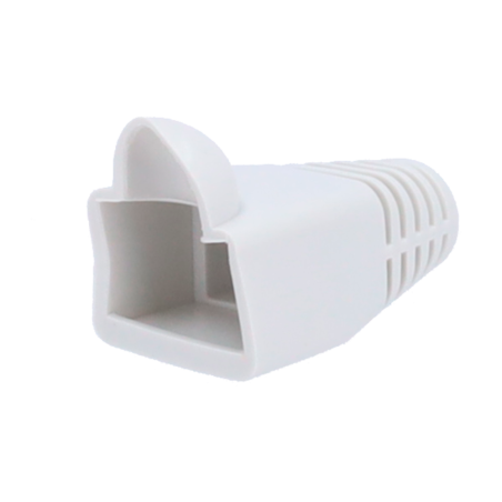 RJ45-BOOTCAP-W - Coperchio di protezione RJ45 - Compatibile con cavi UTP CAT6 e CAT5