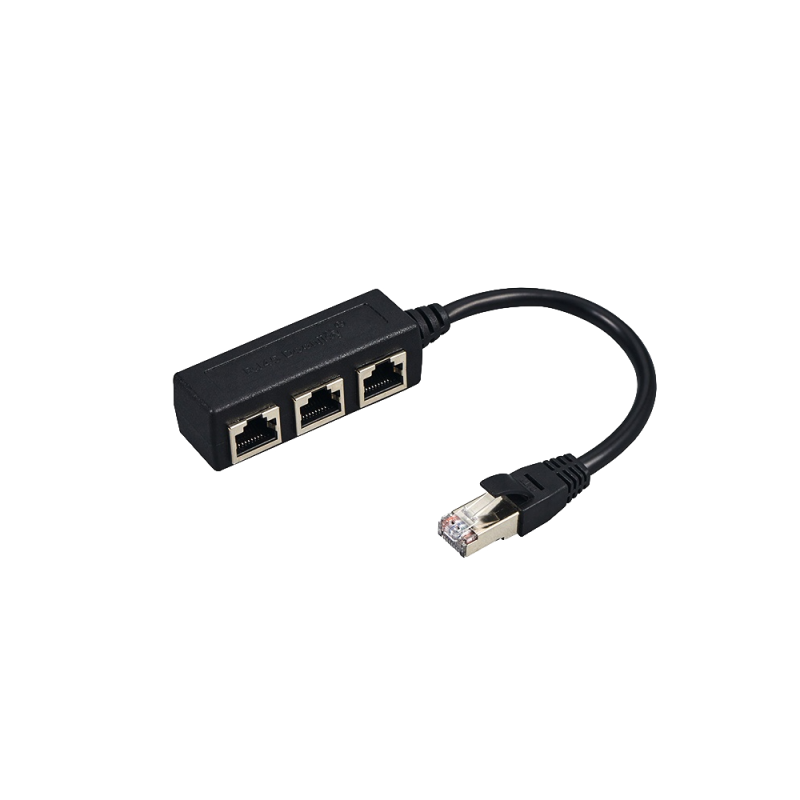RJ45-SPLIT-3P - Splitter RJ45 per Cat 5,6 e 7 - Poche perdite