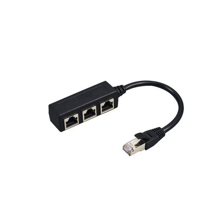 RJ45-SPLIT-3P - Splitter RJ45 per Cat 5,6 e 7 - Poche perdite
