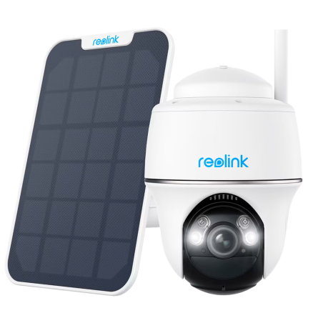 RL-ARGUS-B430-SOLARKIT-W - Reolink Telecamera WiFi a Batteria con Pannello Solare - 5MP (2880 x 1616) - IR 10 m / Sirena - Rilev