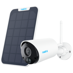 RL-ARGUS-ECO-B320-SOLARKIT - Reolink Telecamera WiFi a Batteria con Pannello Solare - 3MP (2304 x 1296) - IR 10 m / Sirena - Ril