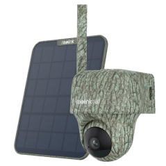 RL-GO-SERIES-G450-SOLARKIT-CAMO - Reolink Telecamera a Batteria 4K 4G Go Ranger PT G450 - 8MP (3840X2160) - IR 10 m | Pannello S