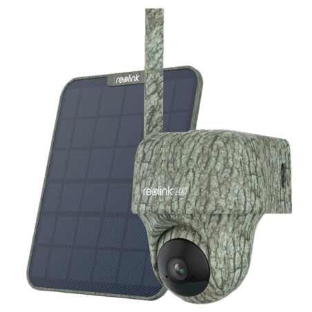 RL-GO-SERIES-G450-SOLARKIT-CAMO - Reolink Telecamera a Batteria 4K 4G Go Ranger PT G450 - 8MP (3840X2160) - IR 10 m | Pannello S