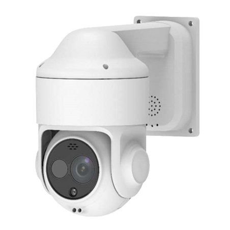 RP-PD225T-010 - Raythink speed dome bispectrum serie PD2 - Sensore termico 256x192 VOx non raffreddato 12μm - Sensibilità termic
