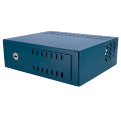 SAFETYBOX-DVR-15 - Cassaforte per DVR - Specifico per TVCC - Per DVR da 1U rack - Serratura meccanica - Con ventole e passacavi 
