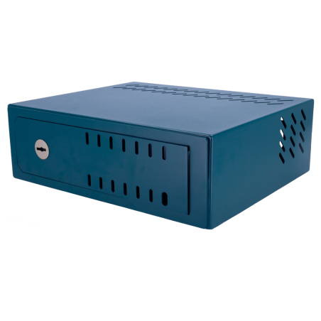 SAFETYBOX-DVR-15 - Cassaforte per DVR - Specifico per TVCC - Per DVR da 1U rack - Serratura meccanica - Con ventole e passacavi 
