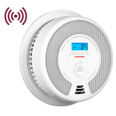 SC07-W - Rilevatore standalone di fumo e CO X-Sense - Consente di collegare 24 rilevatori tramite RF 868MHz - Durata della batte