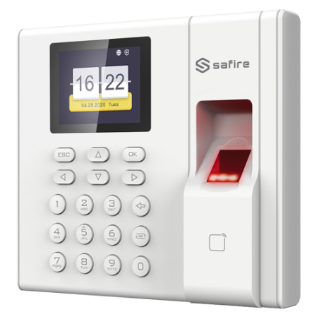 SF-AC3002KEMD-IP - Controllo presenze - Impronte digitali, scheda EM e PIN - 1.000 utente | 100.000 registri - TCP/IP, USB e mod
