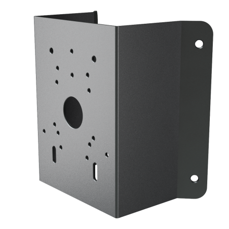 SF-CORNERBRACKET-0601-GREY - Staffa angolare Safire Smart - Per telecamere bullet o dome - In acciaio laminato SPCC - Colore gri
