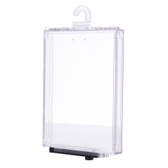 SF-EASSAFER102-AM - Protezione elettronica antitaccheggio EAS - AM 58 kHz | Sblocco magnetico - Scatola in policarbonato traspar