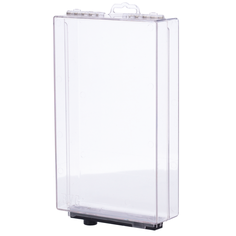 SF-EASSAFER105-AM - Protezione elettronica antitaccheggio EAS - AM 58 kHz | Sblocco magnetico - Scatola in policarbonato traspar SF-EASSAFER105-AM - Protezione elettronica antitaccheggio EAS - AM 58 kHz | Sblocco magnetico - Scatola in policarbonato traspar