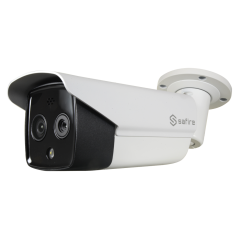 SF-IPTB012DA-10D4-256 - Telecamera termica Dual IP Safire - 256x192 VOx | Lente 9.7mm - Sensore ottico 1/2.7” 4 Mpx | Lente 8mm