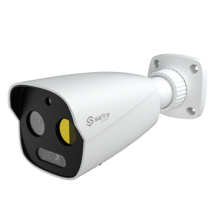 SF-IPTB256A-7D5 - Telecamera termica a doppia ottica IP Bullet Safire Smart - Sensore termico 256x192 VOx | Ottica 7 mm - Sensor