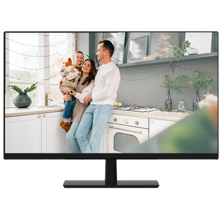 SF-MNT24-4N1-V2 - Monitor SAFIRE LED 24" 4N1 - Progettato per la videosorveglianza 24/7 - HDMI e BNC - Risoluzione 1920x1080 - N