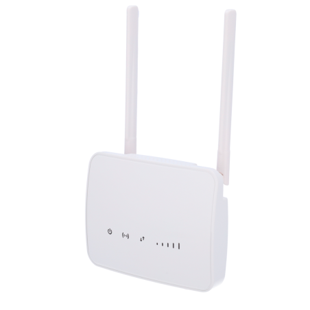 SF-ROUTER-4G-UPS-4P - Router Safire 4G 150Mbps Download 50Mbps Upload - Porte RJ45 10/100Mbps - Wi-Fi 4 2.4GHz N300Mbps - Fino a