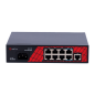 SF-SW0908HIPOE-120 - Safire Switch Hi-PoE - 8 porte PoE + 1 Uplink RJ45 - Velocità porte 10/100Mbps - 6 Porte PoE+ 30W + 2 Porte SF-SW0908HIPOE-120 - Safire Switch Hi-PoE - 8 porte PoE + 1 Uplink RJ45 - Velocità porte 10/100Mbps - 6 Porte PoE+ 30W + 2 Porte