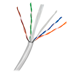 SF-UTP6-100-23AWG-G - Cavo UTP Safire Categoria 6 - Conduttore CCA - Diametro 23 AWG-0,58mm - Soddisfa il test Fluke 90m - Guain