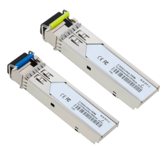 SFP-2.5G-TR1513LX-3SMF-LC-I - Coppia di moduli transceiver SFP industriali - Tx 1550/1310 nm Rx 1310/1550 nm - Fibra Monomodale 