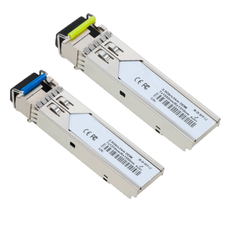 SFP-2.5G-TR1513LX-3SMF-LC-I - Coppia di moduli transceiver SFP industriali - Tx 1550/1310 nm Rx 1310/1550 nm - Fibra Monomodale 