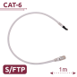 SFTP6A-H-1W - Cavo SFTP - Ethernet - Connettori RJ45 - Categoria 6A - 1 m - Colore bianco SFTP6A-H-1W - Cavo SFTP - Ethernet - Connettori RJ45 - Categoria 6A - 1 m - Colore bianco