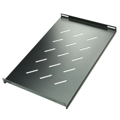 SHELF-600 - Vassoio per rack - Misura massima 300 mm x 465 mm - Ancoraggi laterali - Grate di ventilazione - Materiale metallico