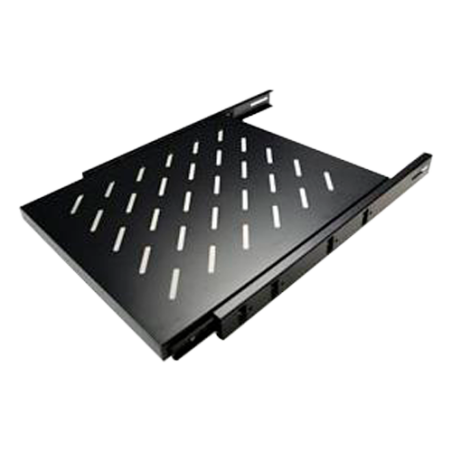 SHELF-SLIDE-450 - Vassoio per rack - Scorrevole - Misura massima 280 mm x 450 mm - Ancoraggi laterali - Grate di ventilazione