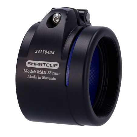 SMARTCLIP-HUNT-ADAPTER58 - Clip-on - Ghiera M52x0.75 - Dimensione 58 mm - Alluminio - Nero