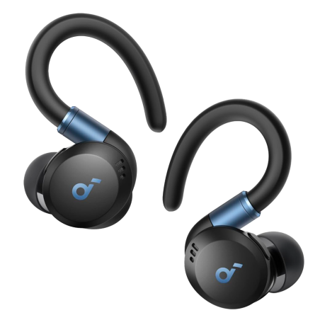 SNC-SPORT-X20-B - Auricolari Wireless ANC Soundcore by Anker - 12/48 ore di riproduzione - 6 microfoni - Personalizzazione trami