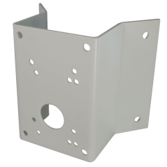 SPC061 - Staffa ad angolo - Compatibile con SD61XX - Adatto per esterni - acciaio elettrozincato - Colore bianco | 180 (H) x 250