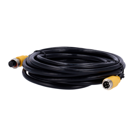 ST-4PIN-AHD-110 - Streamax - Cavo per telecamere AHD - Connettore M12 tipo aviazione - 4 Pin - Lunghezza 11m - Maschio - Femmina